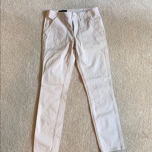 JCrew Skinny Fit Utility Chinos, size 0